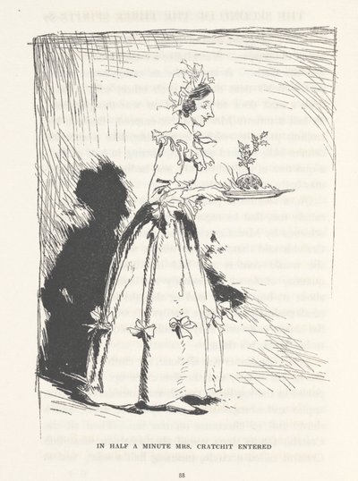 「30分でクラッチ夫人が入った」、1915 作： Arthur Rackham